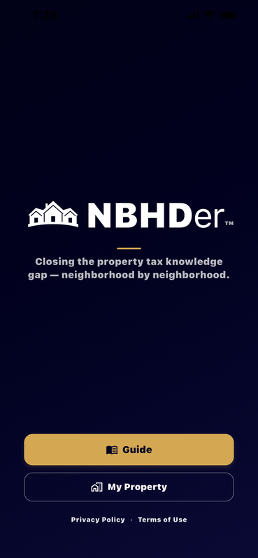 NBHDer splash screen